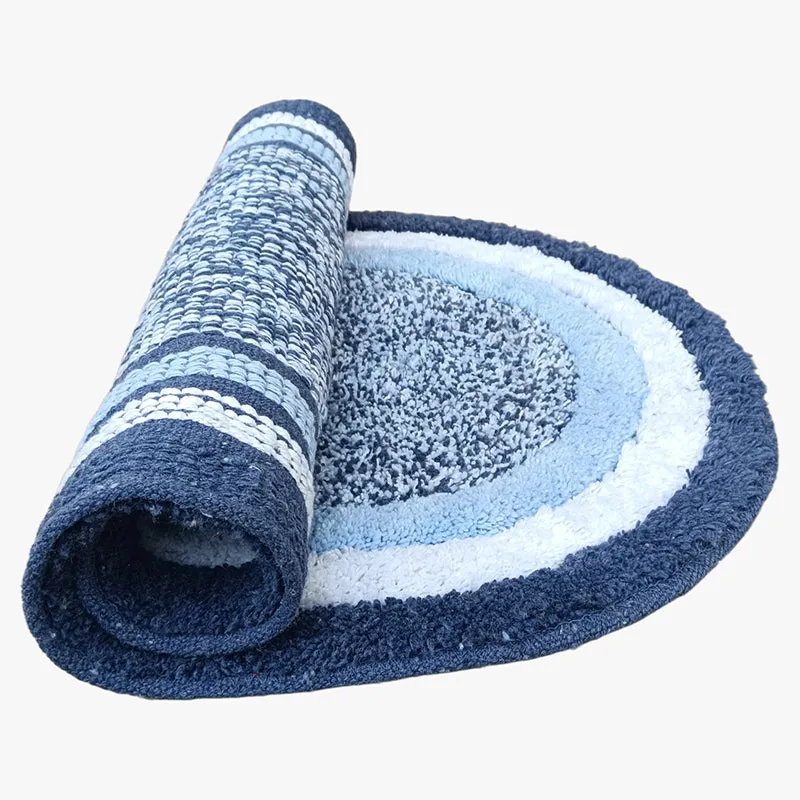 Trenza Cotton Bath Mat - Blue media 5