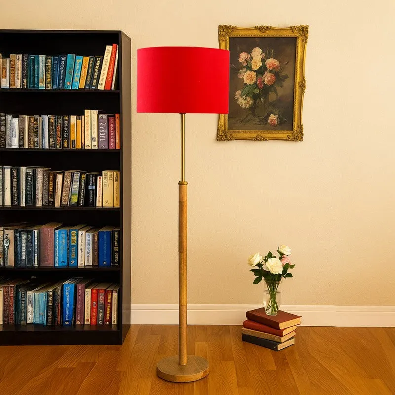 Twilight Wooden Floor Lamp - Red media 3