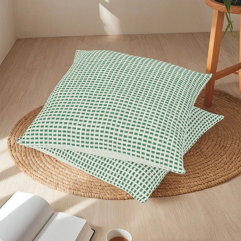 Noira Seren Cushion Cover (Green) - Set Of Two media 1