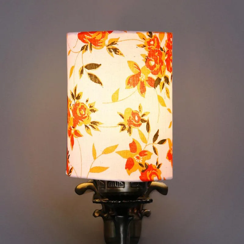 Vista Edrel Ibis Flora Cylindrical Fabric & Metal Wall Lamp media 4