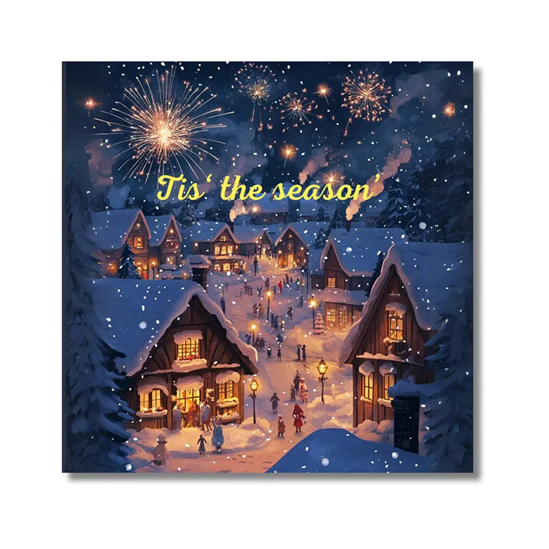 Season's Joy Canvas Showpiece media 5