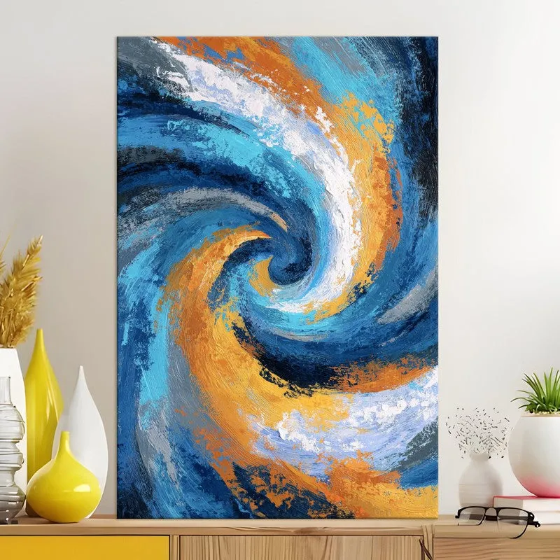 Cirqua Color Wave Canvas Wall Art media 5