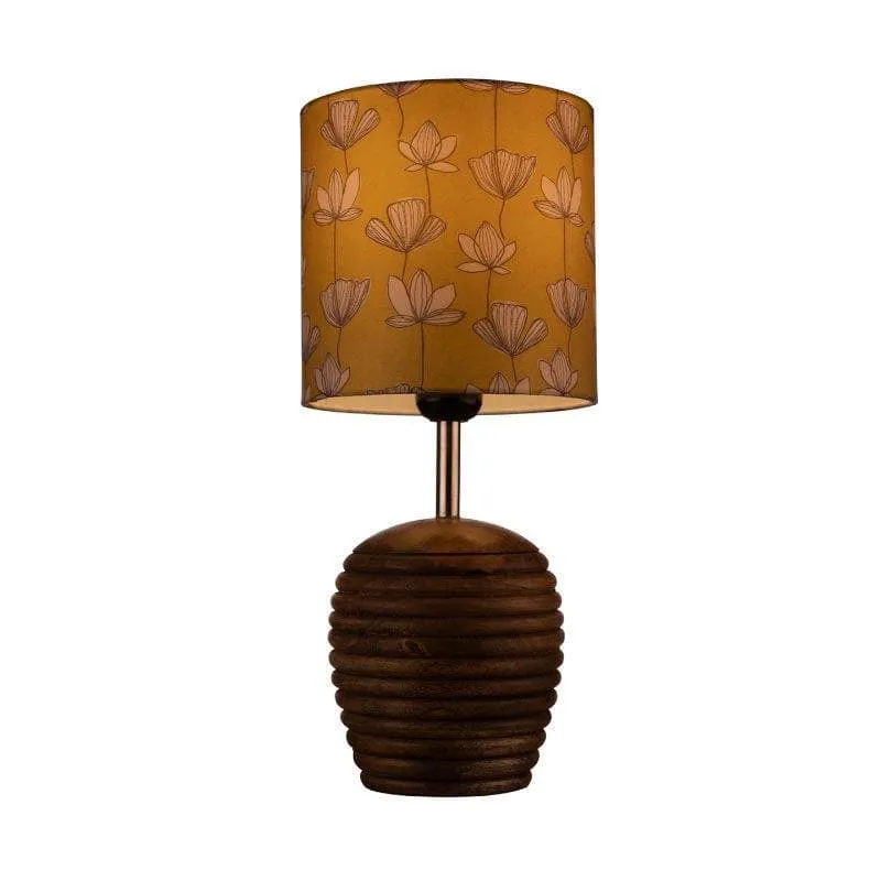 Sunkissed Dome Fabric Table Lamp - Yellow,White media 5