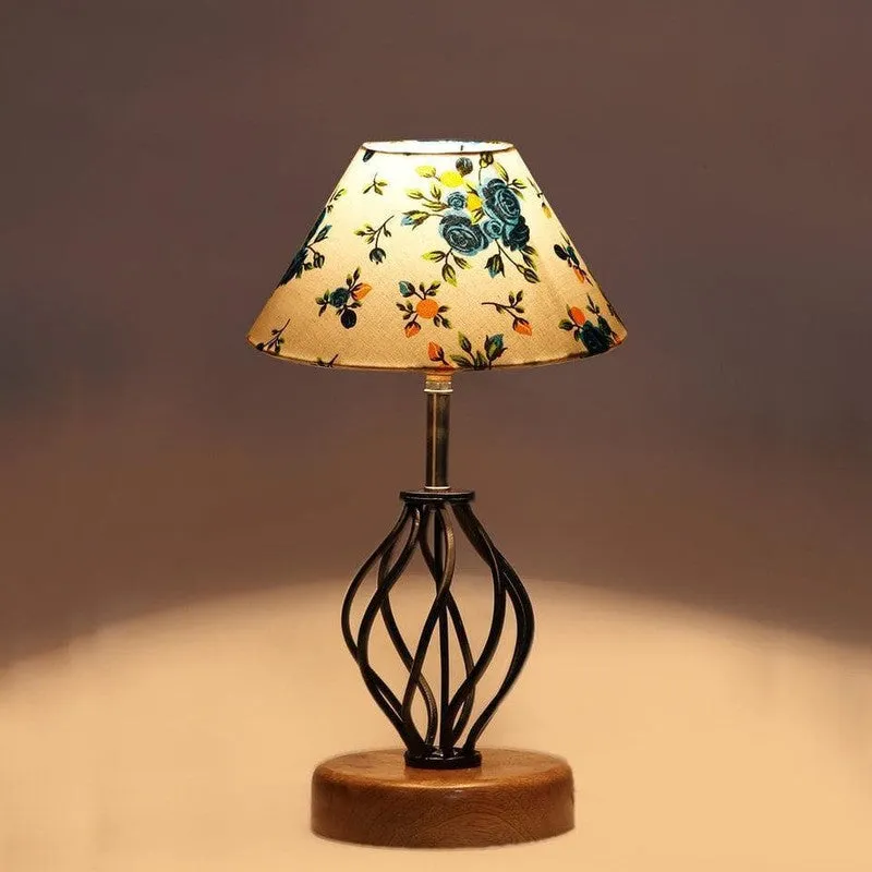 Floral Georgia Fabric Table Lamp media 4