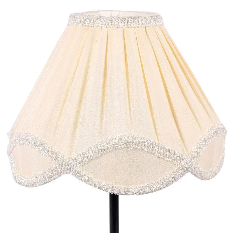 Margot Deja Fabric Table Lamp - White,Black media 4