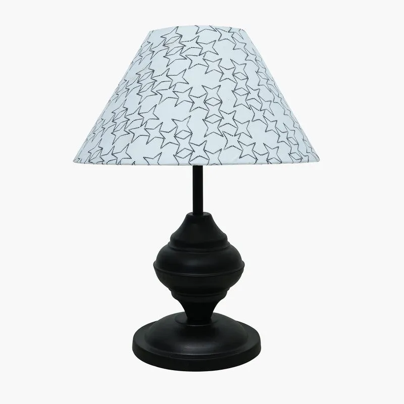 Danica Oh Fabric Table Lamp - White,Black media 3