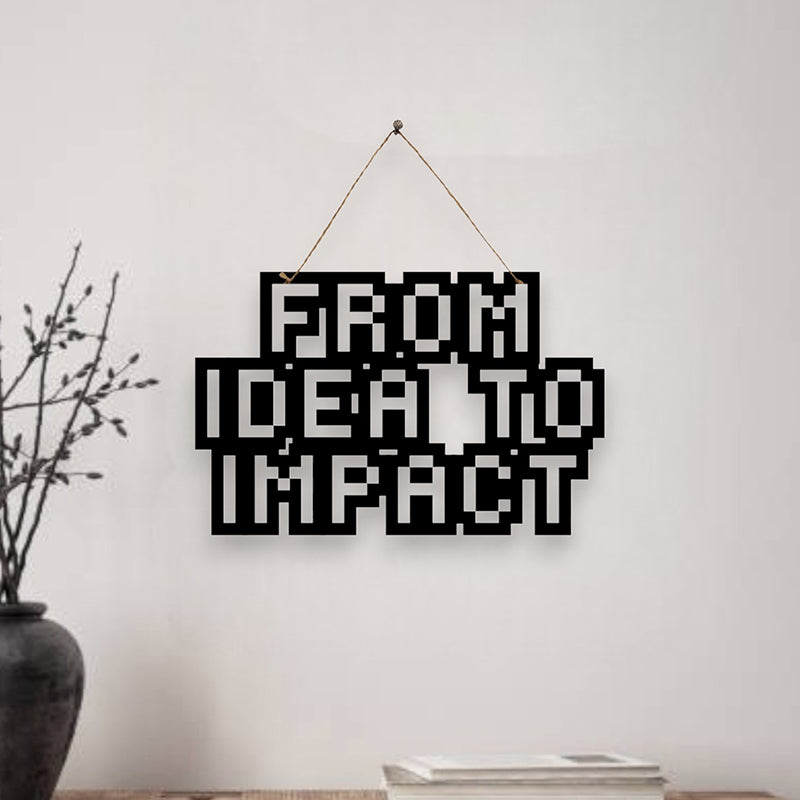 From Idea To Impact Mild Steel Wall Accent