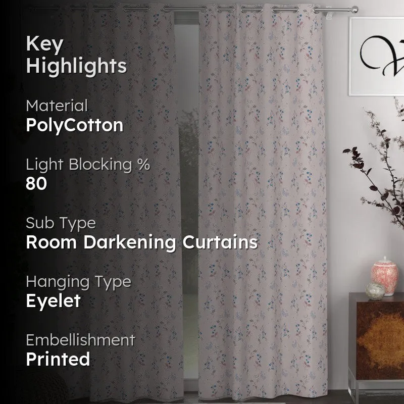 Blossom Melody Curtains - Set of Two media 2