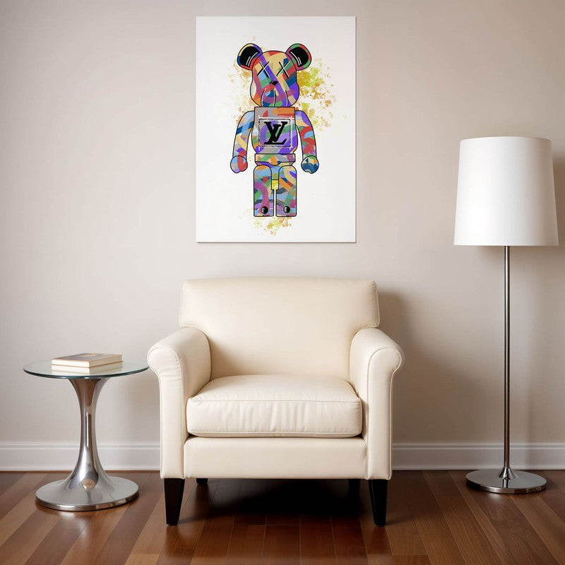 Vibrant Bear Culture Wall Poster