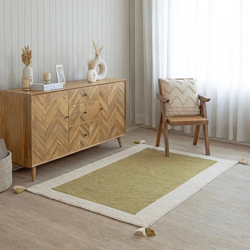Weft Handwoven Cotton Rug media 4