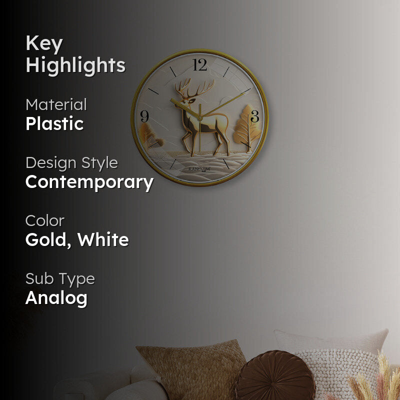 Fairytale Snowland Wall Clock media 2