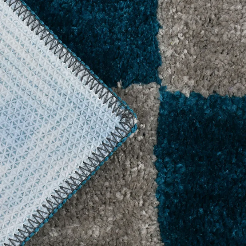 Zerix Cotton Bath Mat - Blue media 5