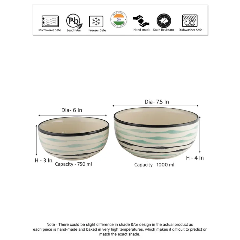 Sitara Serving Bowl (1L/750 mL) - Set Of Two media 6