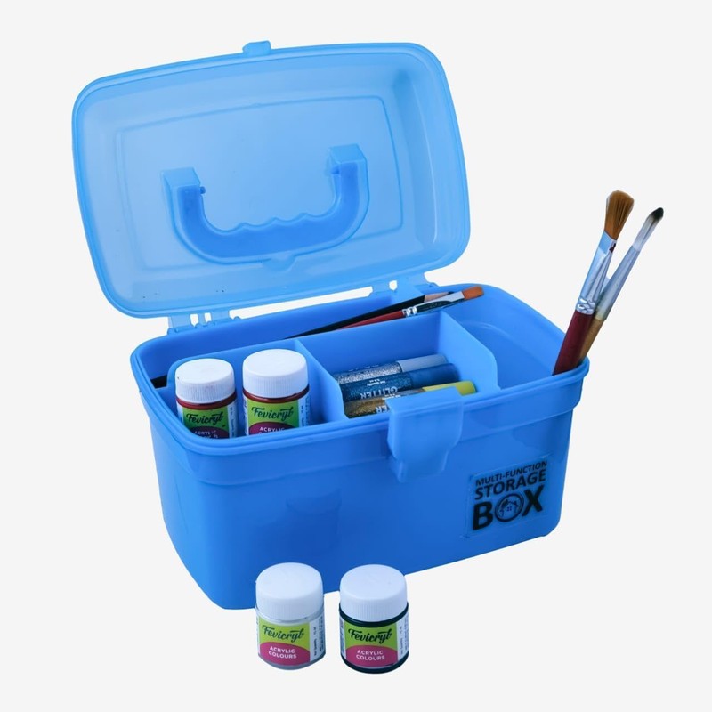SnapLock Plastic Storage Box - Blue media 6