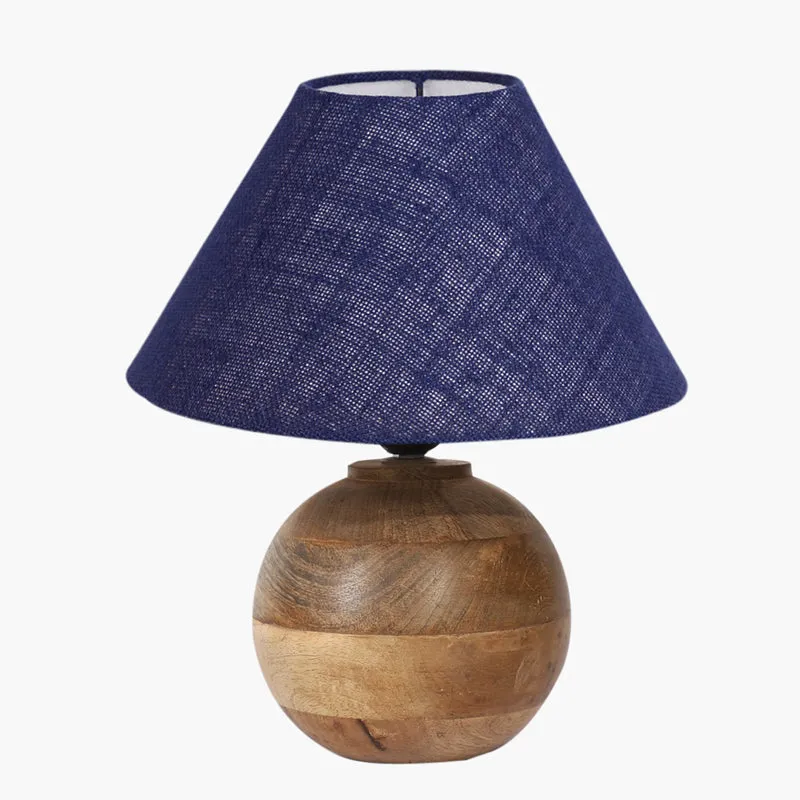 Sienna II Orb Jute Table Lamp - Blue,Brown media 6