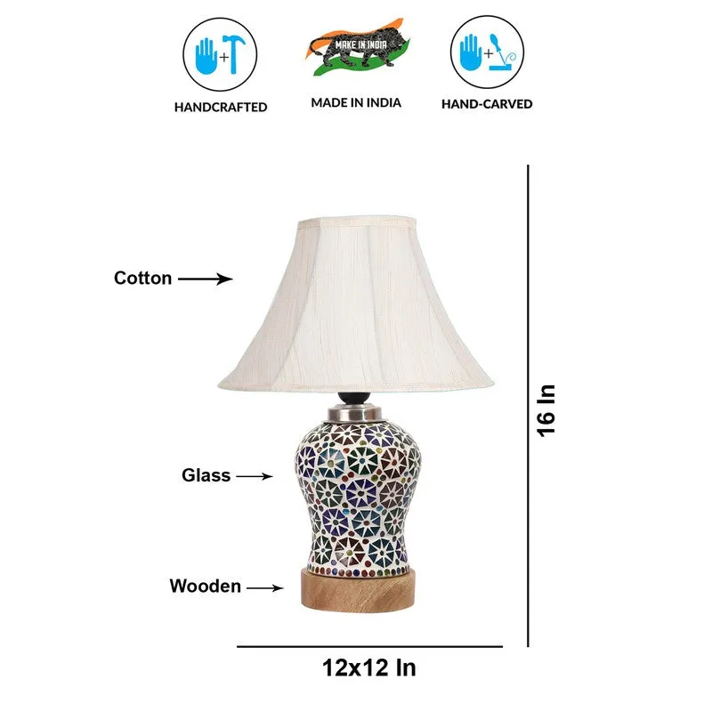 Terrix Wooden Table Lamp - Multicolor media 9