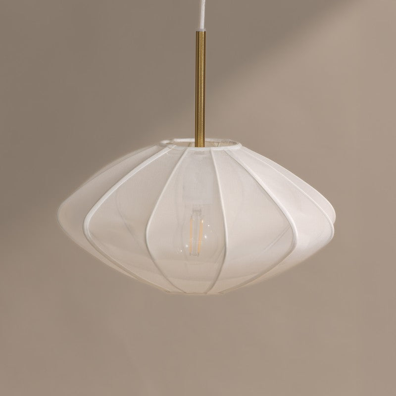 Fig Living Luxe Collection Fabric Ceiling Lamp - Tokyo Lamp media 5