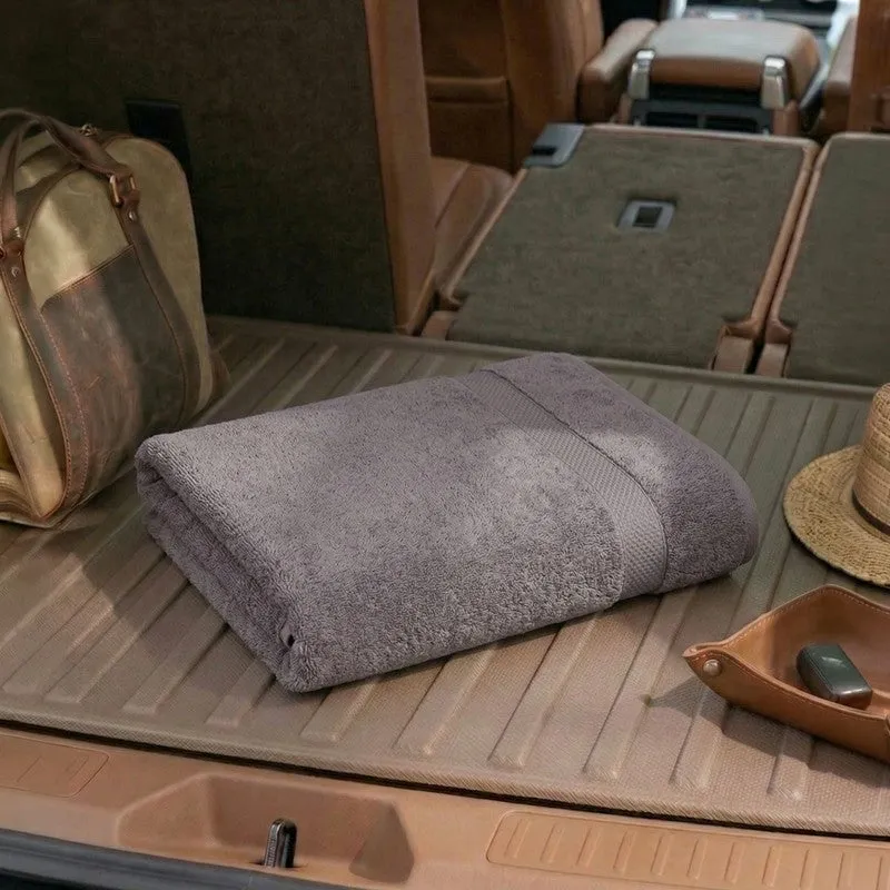 Monte Carlo Dry Nest Pure Cotton Bath Towel - Light Grey media 3