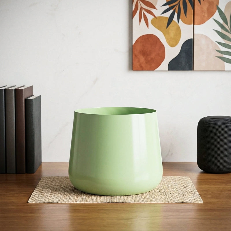 Melva Handcrafted Planter - Green