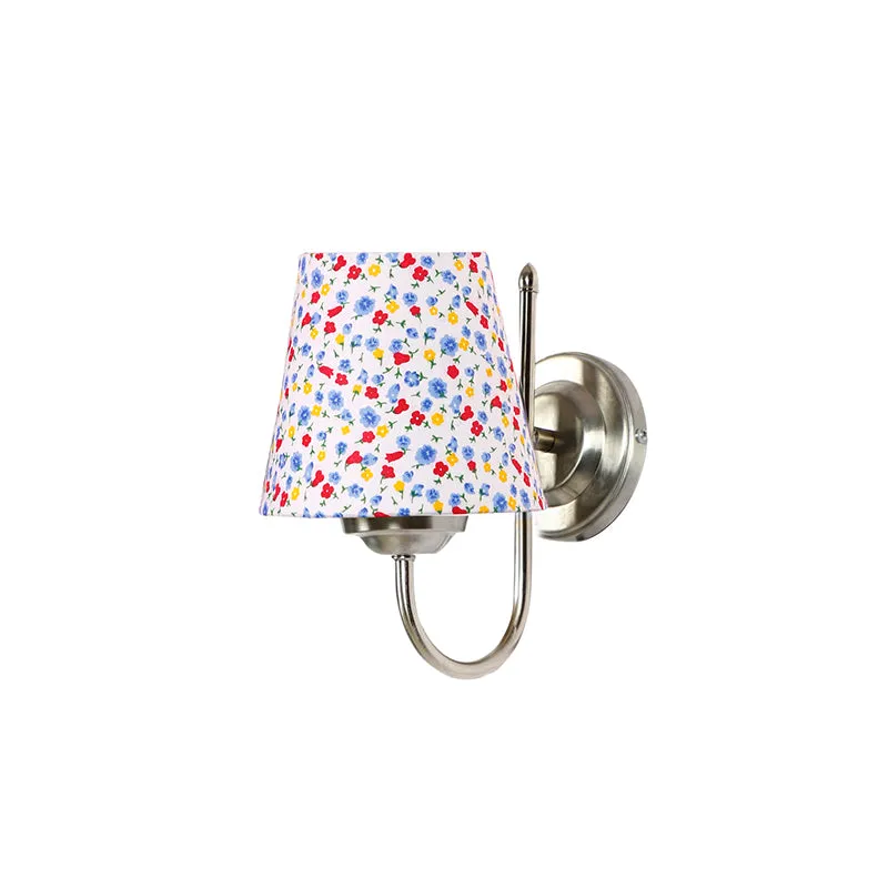 Altura Color Splash Conical Fabric & Metal Wall Lamp media 3