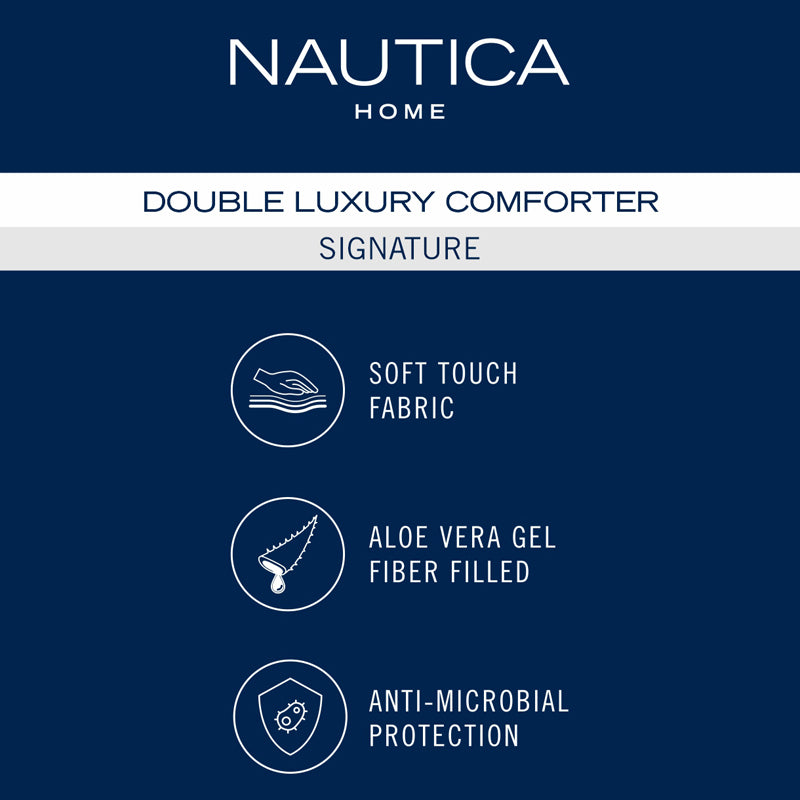 Nautica Ciel Luxe Comforter (Grey) - 110 GSM media 6