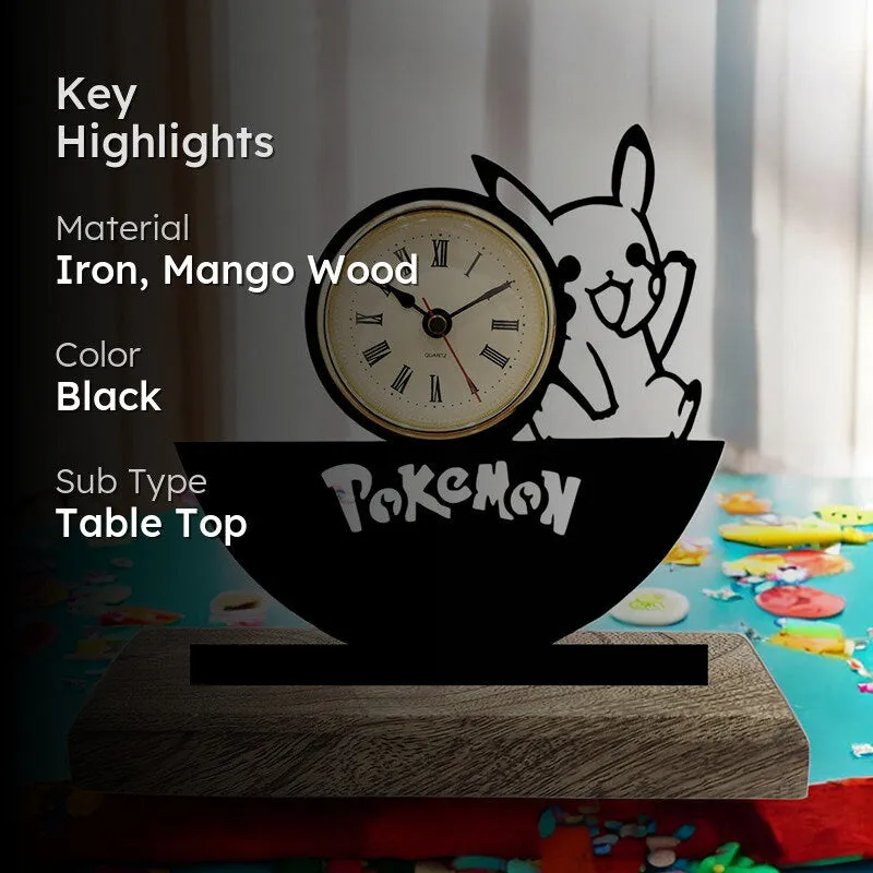 Pokemon Noir Analog Table Clock media 2