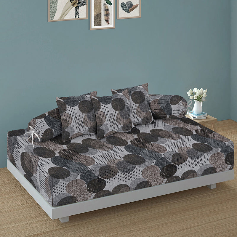 Oslo Geo Diwan Set - Six Piece Set