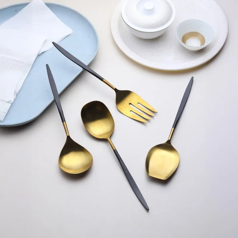 Elegant Stainless Steel Cutlery - Set Of Four media 1