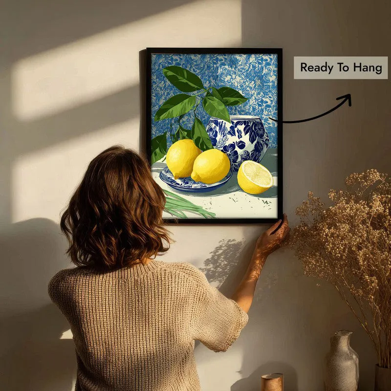 Freshness Canvas Wall Painting - Black Frame media 7