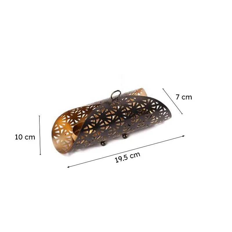 Taco Tealight Holder - Gold media 4