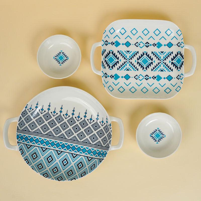 Jivo Ethnic Porcelain Serving Set - Four Piece Set media 4