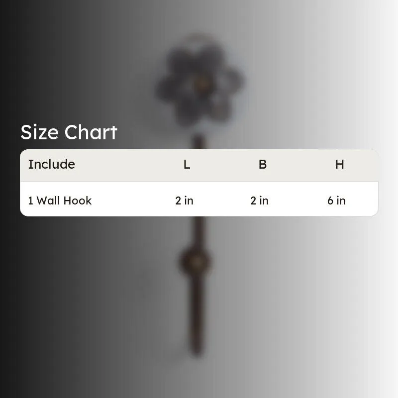 Hesho Filigree Wall Hook - White media 5
