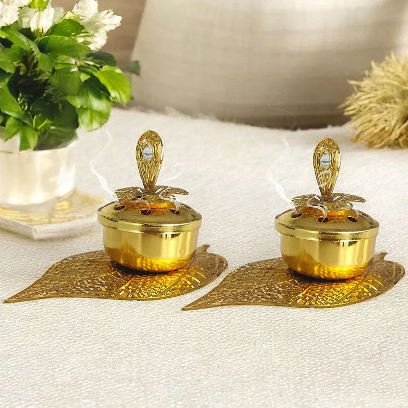 Radha Festive Metal Diffuser - Set Of Two media 6