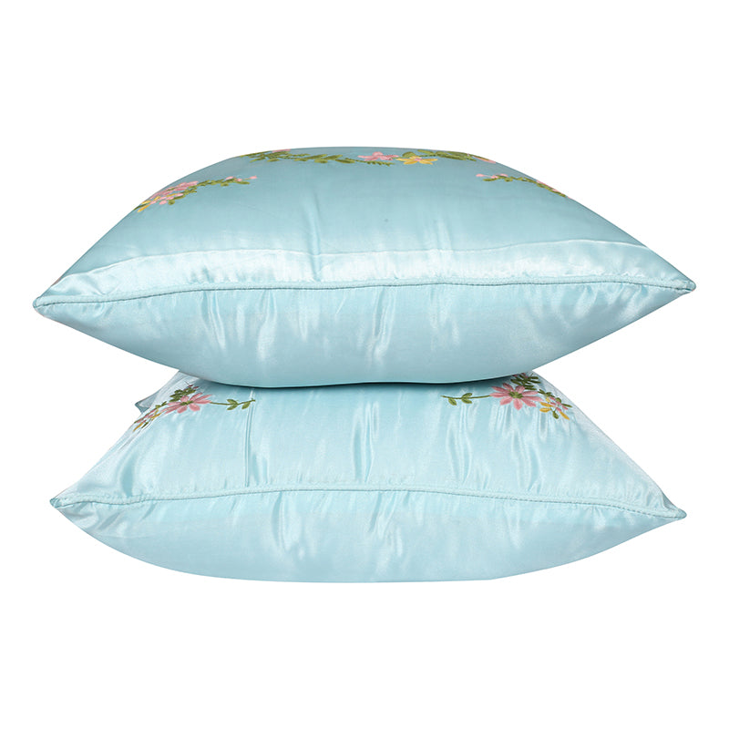 Spring Embroidered Cushion Cover - Set Of Two media 5