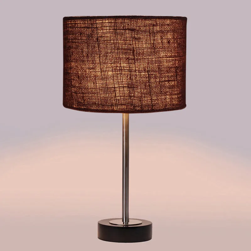Sienna I Rodin Wooden Table Lamp - Brown,Silver,Black media 5