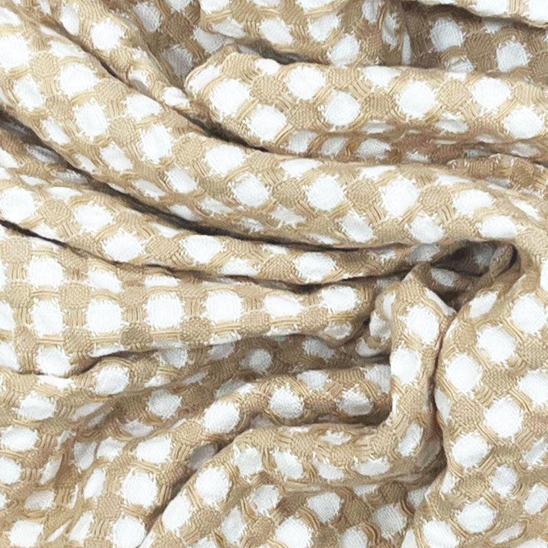 Nautica Feather Dots Cotton Bath Towel - Beige media 7