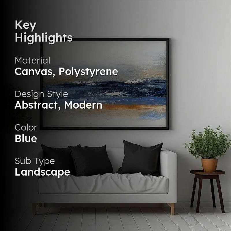Reflections Of Harvest Canvas Wall Painting - Black Frame media 2