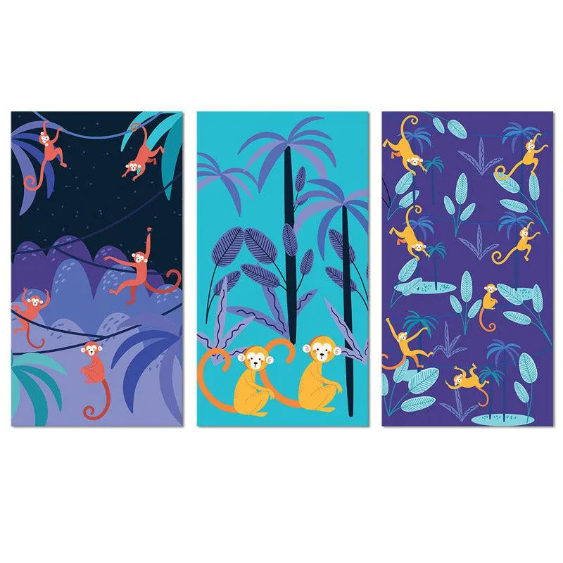 Abstarct Bandar Wall Art - Set Of Three media 6