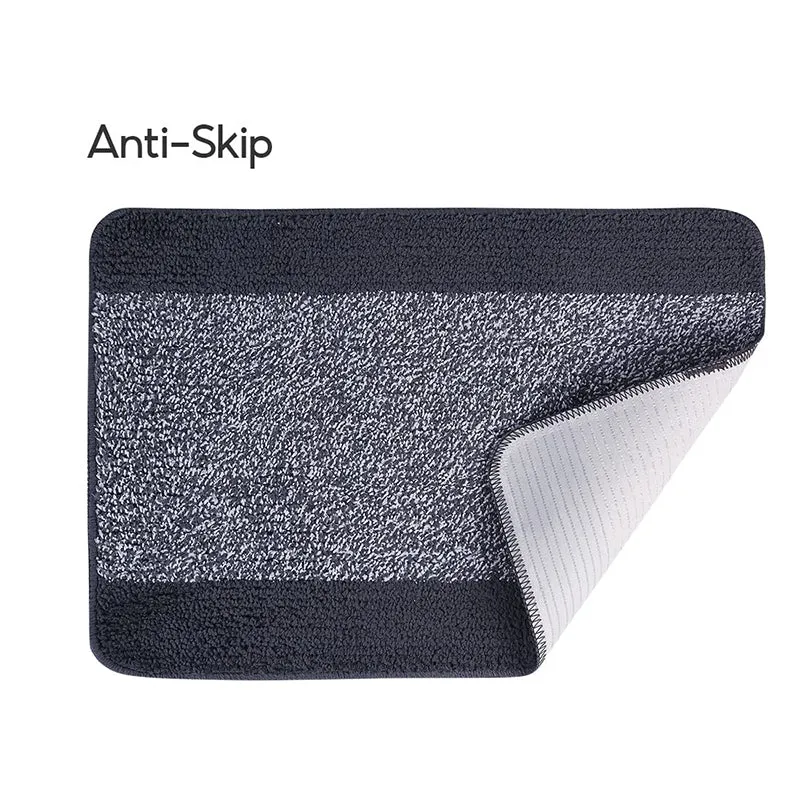 Marvis Anti Skid Bath Mat & Contour Mat (Grey) - Eight Piece Set media 3