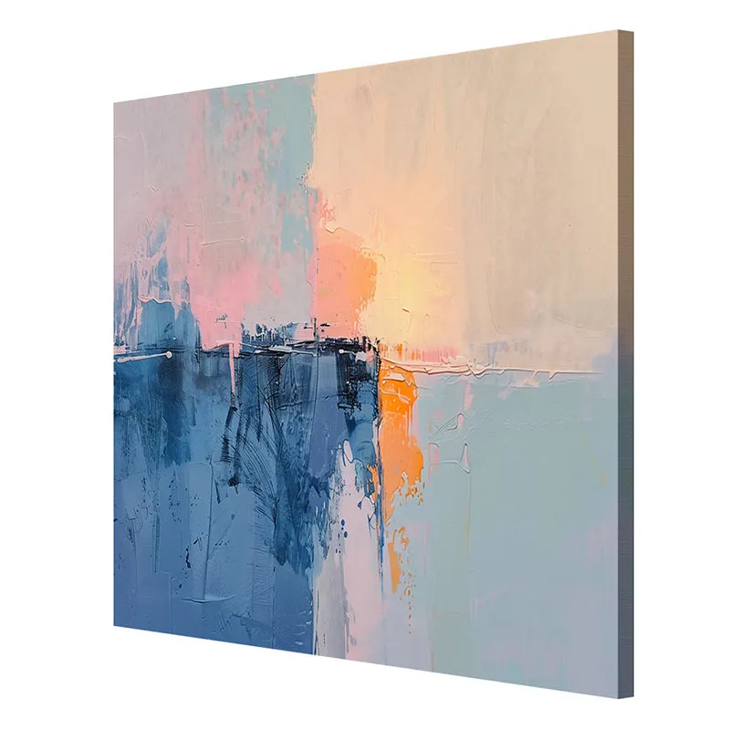 Sunset Pastel Wall Painting media 6