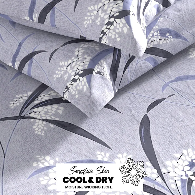 Bloomique Microfiber Bedsheet (Lavendor) - 140 GSM media 5