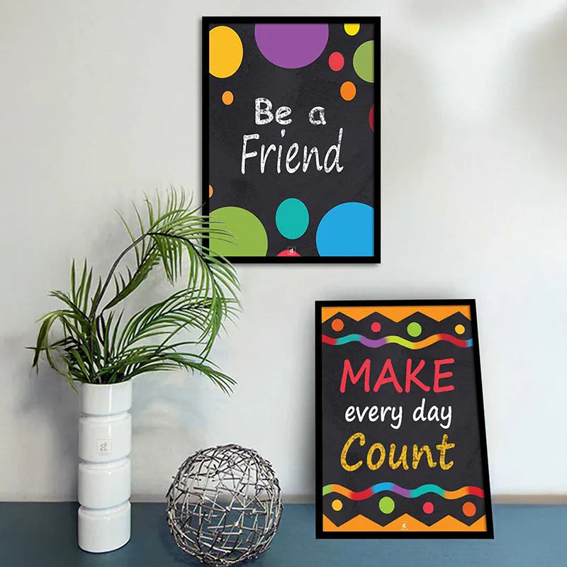 Make Everyday Count Wall Art - Set Of Two media 3