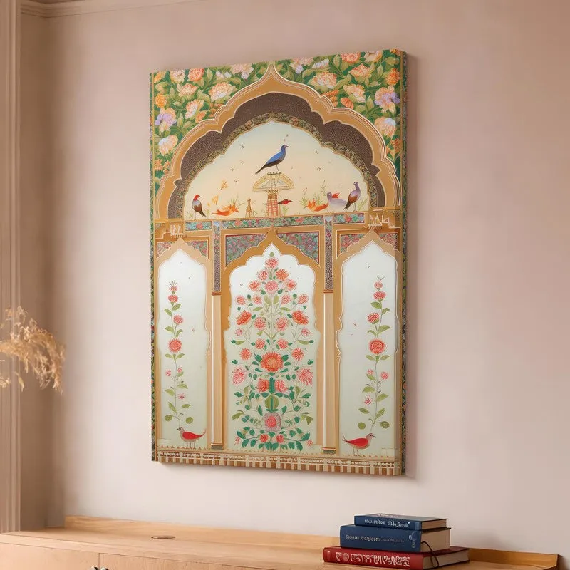 Peacock Aura Canvas Wall Art media 4