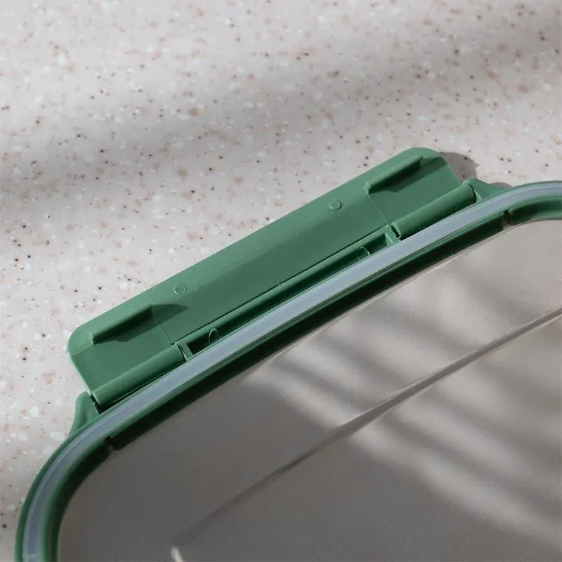 Viora Green Stainless Steel Lunch Box (775/150 mL) - Two Piece Set media 8