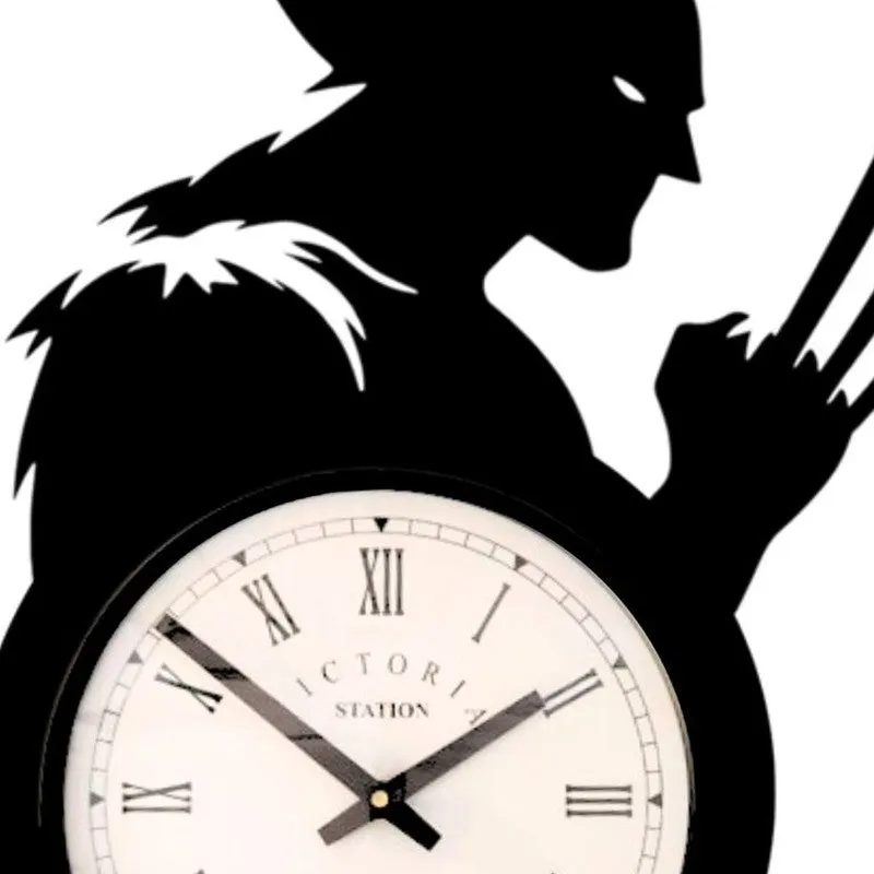 Wolverin Steel Analog Wall Clock - Black media 5