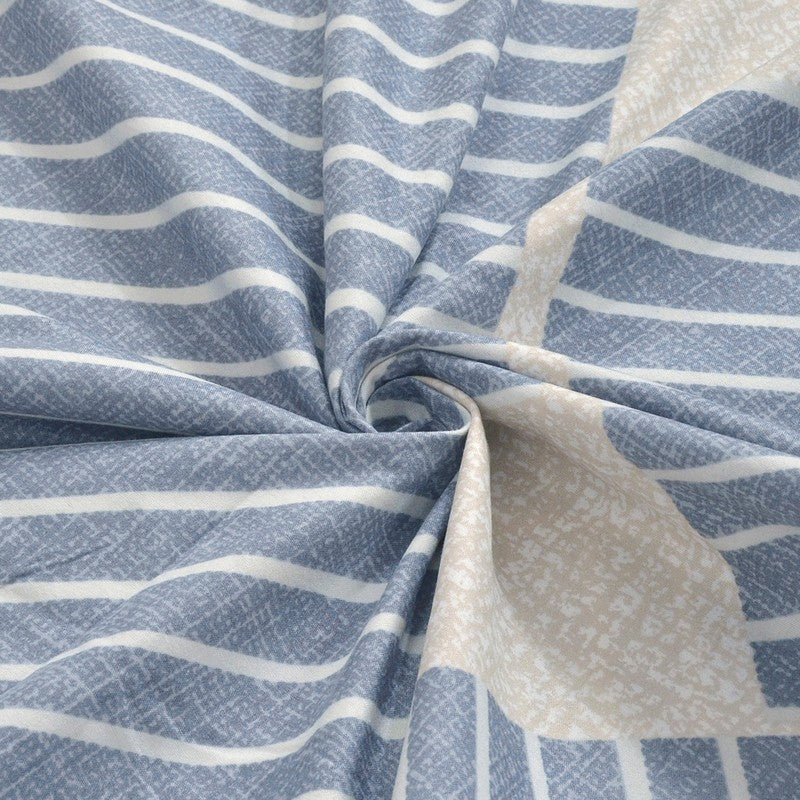 ShadeLoom Bedsheet (Blue) - 300 GSM media 6