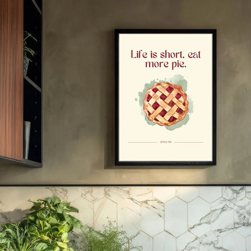 Crust Confession Archival Canvas Wall Art - Black media 3
