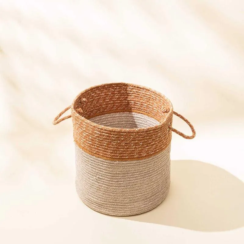 Evana Natural Fiber Laundry Basket media 4