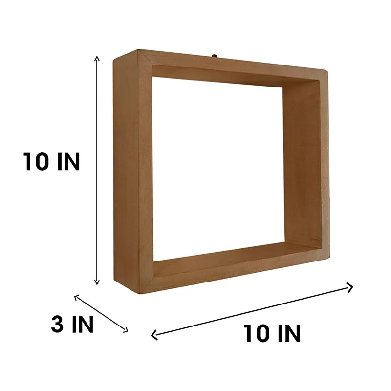 Spatia III Rectangular Shaped Set of 3 Wooden Wall Shelves media 7