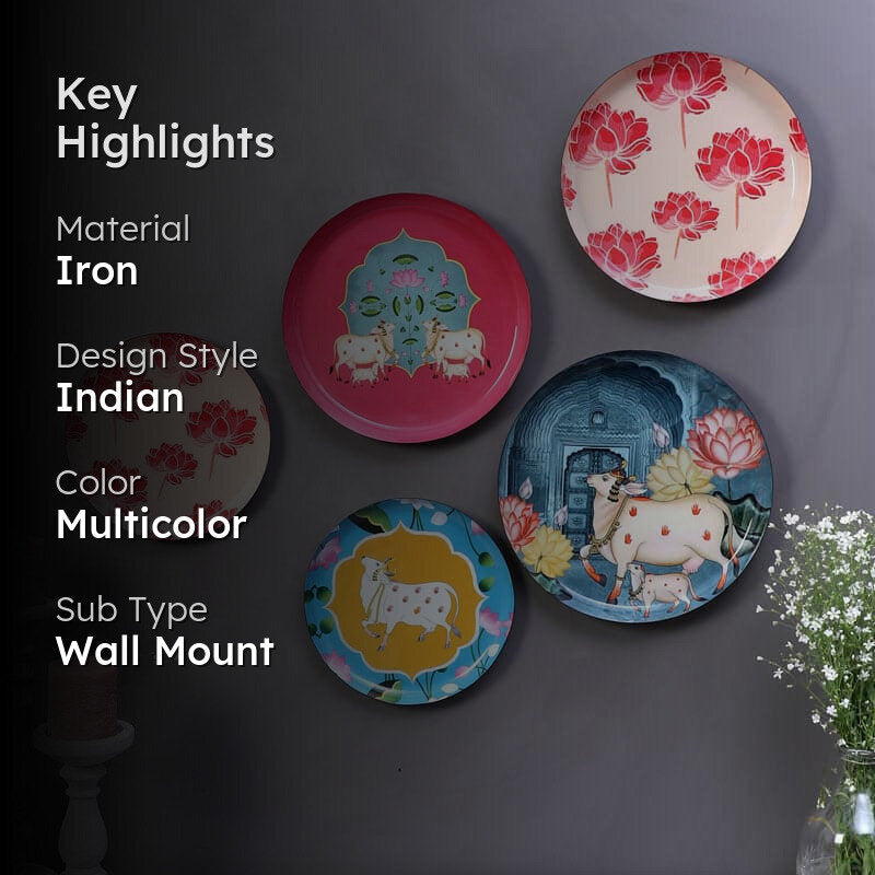 Nandi Beauty Wall Plate - Set Of Five media 2